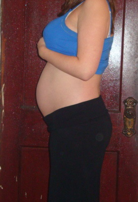 7 month baby bump
