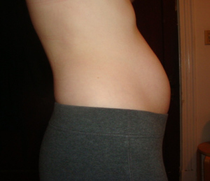 6 month baby bump